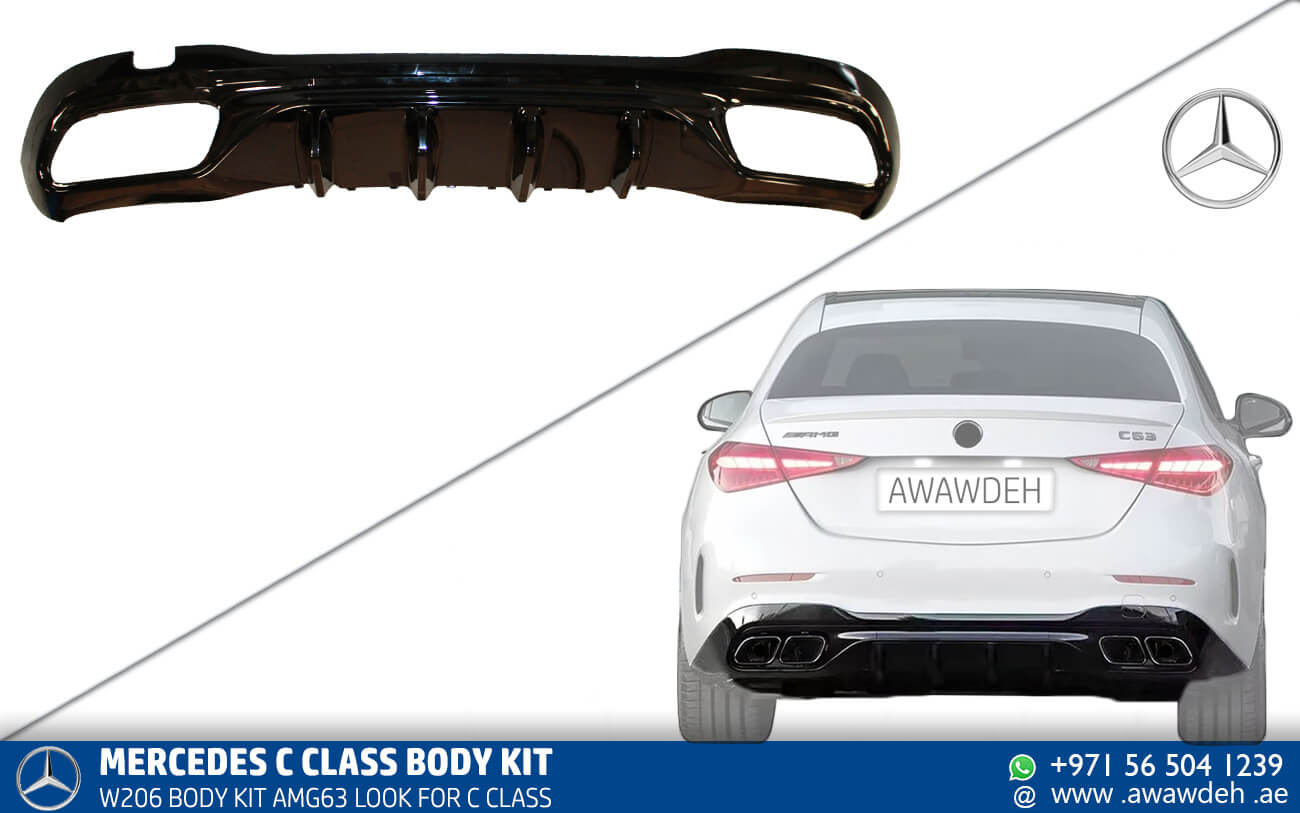 mercedes c class diffuser